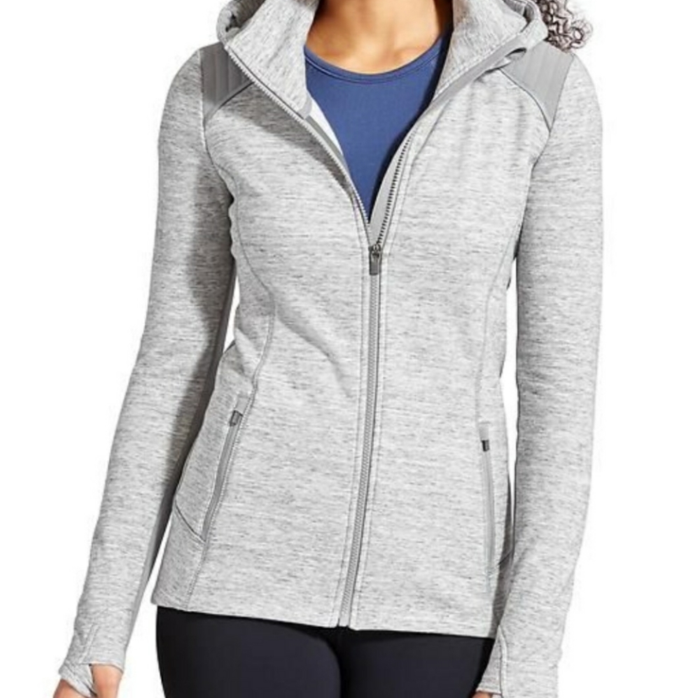 Athleta Stronger Hoodia CYA full zip